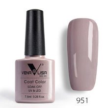 Load image into Gallery viewer, New Free Shipping Nail Art Design Manicure Venalisa 60Color 7.5Ml Soak Off Enamel Gel Polish UV Gel Nail Polish Lacquer Varnish