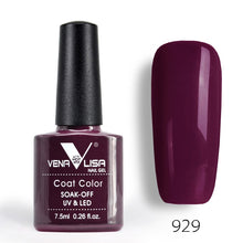 Load image into Gallery viewer, New Free Shipping Nail Art Design Manicure Venalisa 60Color 7.5Ml Soak Off Enamel Gel Polish UV Gel Nail Polish Lacquer Varnish