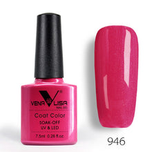 Load image into Gallery viewer, New Free Shipping Nail Art Design Manicure Venalisa 60Color 7.5Ml Soak Off Enamel Gel Polish UV Gel Nail Polish Lacquer Varnish
