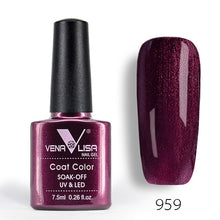 Load image into Gallery viewer, New Free Shipping Nail Art Design Manicure Venalisa 60Color 7.5Ml Soak Off Enamel Gel Polish UV Gel Nail Polish Lacquer Varnish