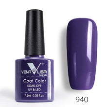 Load image into Gallery viewer, New Free Shipping Nail Art Design Manicure Venalisa 60Color 7.5Ml Soak Off Enamel Gel Polish UV Gel Nail Polish Lacquer Varnish
