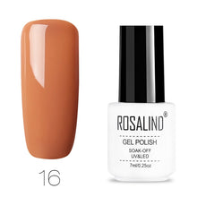 Load image into Gallery viewer, ROSALIND Gel Polish Set All For Manicure Semi Permanent Vernis top coat UV LED Gel Varnish Soak Off Nail Art Gel Nail Polish