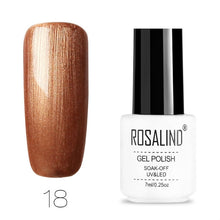 Load image into Gallery viewer, ROSALIND Gel Polish Set All For Manicure Semi Permanent Vernis top coat UV LED Gel Varnish Soak Off Nail Art Gel Nail Polish