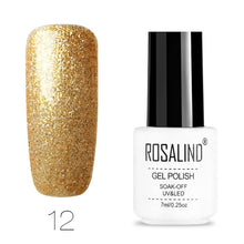 Load image into Gallery viewer, ROSALIND Gel Polish Set All For Manicure Semi Permanent Vernis top coat UV LED Gel Varnish Soak Off Nail Art Gel Nail Polish