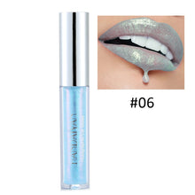 Load image into Gallery viewer, HANDAIYAN Shimmer Lip Gloss Waterproof Liquid Lipstick Moisturizer Laser Polarized Cosmetic Pearl Glitter Lipgloss Lip Plumper
