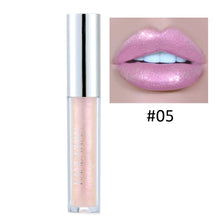Load image into Gallery viewer, HANDAIYAN Shimmer Lip Gloss Waterproof Liquid Lipstick Moisturizer Laser Polarized Cosmetic Pearl Glitter Lipgloss Lip Plumper