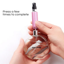 Load image into Gallery viewer, OSHIONER 5ml 8ml Refillable Mini Perfume Spray Bottle Aluminum Spray Atomizer Portable Travel Cosmetic Container Perfume Bottle