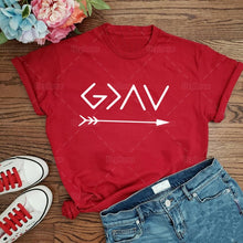 Load image into Gallery viewer, God Is Greater Than The High and The Lows Shirt God Is Greater Tshirt Christian Tee Faith Summer Short Sleeve harajuku Style