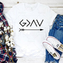 Load image into Gallery viewer, God Is Greater Than The High and The Lows Shirt God Is Greater Tshirt Christian Tee Faith Summer Short Sleeve harajuku Style