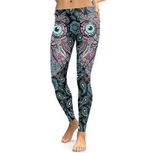 Load image into Gallery viewer, NADANBAO New Arrival Leggings Women Skull Head 3D Printed Camouflage Legging Workout Leggins Slim Elastic Plus Size Pants Legins