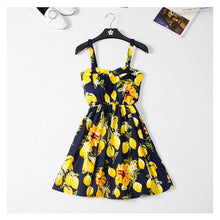 Load image into Gallery viewer, Marwin 2019 New Off shoulder ruffle Dot summer Dress women white strap chiffon beach Boho party sexy dresses vestido furits