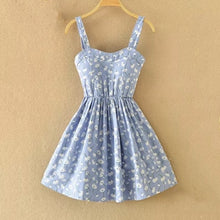 Load image into Gallery viewer, Marwin 2019 New Off shoulder ruffle Dot summer Dress women white strap chiffon beach Boho party sexy dresses vestido furits