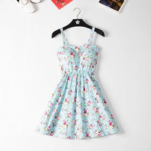 Load image into Gallery viewer, Marwin 2019 New Off shoulder ruffle Dot summer Dress women white strap chiffon beach Boho party sexy dresses vestido furits