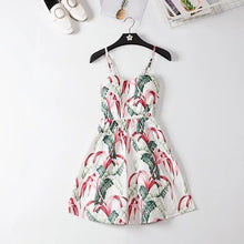 Load image into Gallery viewer, Marwin 2019 New Off shoulder ruffle Dot summer Dress women white strap chiffon beach Boho party sexy dresses vestido furits