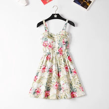 Load image into Gallery viewer, Marwin 2019 New Off shoulder ruffle Dot summer Dress women white strap chiffon beach Boho party sexy dresses vestido furits