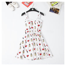 Load image into Gallery viewer, Marwin 2019 New Off shoulder ruffle Dot summer Dress women white strap chiffon beach Boho party sexy dresses vestido furits