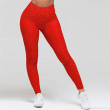Load image into Gallery viewer, NORMOV Fitness Leggings Women Polyester Ankle-Length Standard Fold Pants Elasticity Slim Push Up Female multiple color Legging