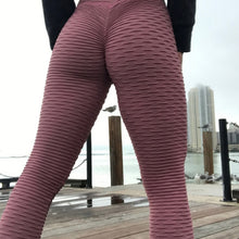 Load image into Gallery viewer, NORMOV Fitness Leggings Women Polyester Ankle-Length Standard Fold Pants Elasticity Slim Push Up Female multiple color Legging