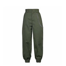 Load image into Gallery viewer, Spring 2019 fashion woman camo pants women cargo high waist pants loose trousers joggers women camouflage sweatpants streetwear