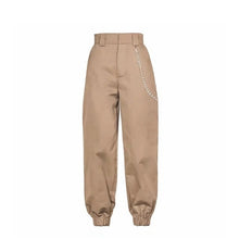 Load image into Gallery viewer, Spring 2019 fashion woman camo pants women cargo high waist pants loose trousers joggers women camouflage sweatpants streetwear
