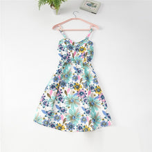Load image into Gallery viewer, Marwin 2019 New Off shoulder ruffle Dot summer Dress women white strap chiffon beach Boho party sexy dresses vestido furits