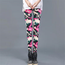 Load image into Gallery viewer, VISNXGI New Fashion 2019 Camouflage Printing Elasticity Leggings Camouflage Fitness Pant Legins Casual Milk Legging For Women