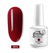 Load image into Gallery viewer, ROHWXY 15ml Uv Gel Nail Polish Top Uv Led Gel Nail Art Varnish Hybrid Soak Off Gel Lacquer Lucky Nail Paint Gel Polish Gellak