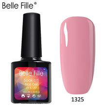 Load image into Gallery viewer, Belle Fille Base and Top Coat Gel Nail Polish UV 10ml Transparent Soak Off Primer Gel Polish Gel Lacquer Nail Art Manicure