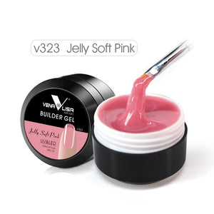 2019 New Products Wholesale Nail Gel CANNI Nail Extension Gels Thick Builder Gel Natural Camouflage UV Gel 15ml manicure led