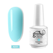 Load image into Gallery viewer, ROHWXY 15ml Uv Gel Nail Polish Top Uv Led Gel Nail Art Varnish Hybrid Soak Off Gel Lacquer Lucky Nail Paint Gel Polish Gellak