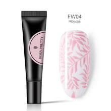 Load image into Gallery viewer, BORN PRETTY Nail Stamping Gel Polish 8ml Black White Stamp Print Oil UV Gel Lacquer Soak Off Varnish for Nail Art Stamping Plate