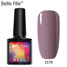 Load image into Gallery viewer, Belle Fille Base and Top Coat Gel Nail Polish UV 10ml Transparent Soak Off Primer Gel Polish Gel Lacquer Nail Art Manicure