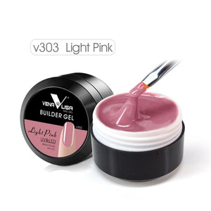 2019 New Products Wholesale Nail Gel CANNI Nail Extension Gels Thick Builder Gel Natural Camouflage UV Gel 15ml manicure led