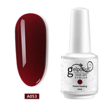 Load image into Gallery viewer, ROHWXY 15ml Uv Gel Nail Polish Top Uv Led Gel Nail Art Varnish Hybrid Soak Off Gel Lacquer Lucky Nail Paint Gel Polish Gellak