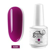 Load image into Gallery viewer, ROHWXY 15ml Uv Gel Nail Polish Top Uv Led Gel Nail Art Varnish Hybrid Soak Off Gel Lacquer Lucky Nail Paint Gel Polish Gellak