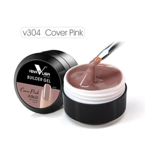 2019 New Products Wholesale Nail Gel CANNI Nail Extension Gels Thick Builder Gel Natural Camouflage UV Gel 15ml manicure led