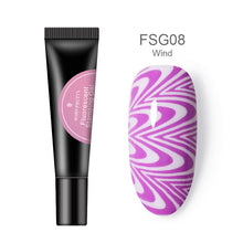 Load image into Gallery viewer, BORN PRETTY Nail Stamping Gel Polish 8ml Black White Stamp Print Oil UV Gel Lacquer Soak Off Varnish for Nail Art Stamping Plate