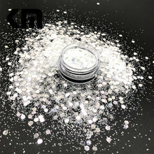 Load image into Gallery viewer, KM GLITTER Top Popular Best Sales Chunky Mixed Fairy Face Body Craft Rose Sequins Manicure Rose Gold Glitter for Nail Decoration