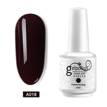 Load image into Gallery viewer, ROHWXY 15ml Uv Gel Nail Polish Top Uv Led Gel Nail Art Varnish Hybrid Soak Off Gel Lacquer Lucky Nail Paint Gel Polish Gellak