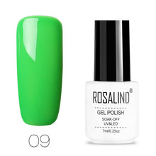 Load image into Gallery viewer, ROSALIND Gel Polish Set All For Manicure Semi Permanent Vernis top coat UV LED Gel Varnish Soak Off Nail Art Gel Nail Polish