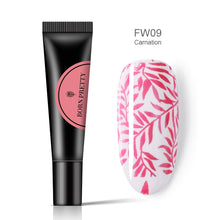 Load image into Gallery viewer, BORN PRETTY Nail Stamping Gel Polish 8ml Black White Stamp Print Oil UV Gel Lacquer Soak Off Varnish for Nail Art Stamping Plate