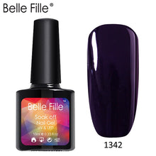 Load image into Gallery viewer, Belle Fille Base and Top Coat Gel Nail Polish UV 10ml Transparent Soak Off Primer Gel Polish Gel Lacquer Nail Art Manicure