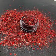 Load image into Gallery viewer, KM GLITTER Top Popular Best Sales Chunky Mixed Fairy Face Body Craft Rose Sequins Manicure Rose Gold Glitter for Nail Decoration