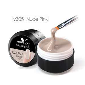 2019 New Products Wholesale Nail Gel CANNI Nail Extension Gels Thick Builder Gel Natural Camouflage UV Gel 15ml manicure led
