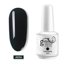 Load image into Gallery viewer, ROHWXY 15ml Uv Gel Nail Polish Top Uv Led Gel Nail Art Varnish Hybrid Soak Off Gel Lacquer Lucky Nail Paint Gel Polish Gellak