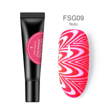 Load image into Gallery viewer, BORN PRETTY Nail Stamping Gel Polish 8ml Black White Stamp Print Oil UV Gel Lacquer Soak Off Varnish for Nail Art Stamping Plate
