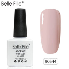 Load image into Gallery viewer, Belle Fille Base and Top Coat Gel Nail Polish UV 10ml Transparent Soak Off Primer Gel Polish Gel Lacquer Nail Art Manicure