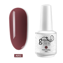 Load image into Gallery viewer, ROHWXY 15ml Uv Gel Nail Polish Top Uv Led Gel Nail Art Varnish Hybrid Soak Off Gel Lacquer Lucky Nail Paint Gel Polish Gellak