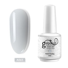Load image into Gallery viewer, ROHWXY 15ml Uv Gel Nail Polish Top Uv Led Gel Nail Art Varnish Hybrid Soak Off Gel Lacquer Lucky Nail Paint Gel Polish Gellak