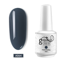 Load image into Gallery viewer, ROHWXY 15ml Uv Gel Nail Polish Top Uv Led Gel Nail Art Varnish Hybrid Soak Off Gel Lacquer Lucky Nail Paint Gel Polish Gellak